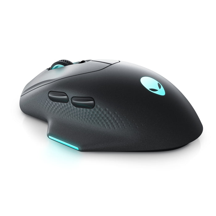 Alienware AW620M, Right-hand, Optical, RF Wireless + USB Type-C, 26000 DPI, Black