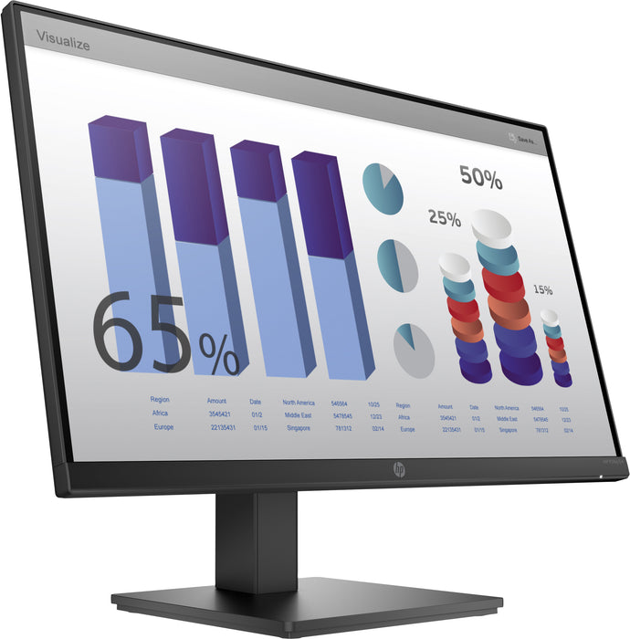 HP P24q G4, 60.5 cm (23.8"), 2560 x 1440 pixels, Quad HD, LED, 5 ms, Black