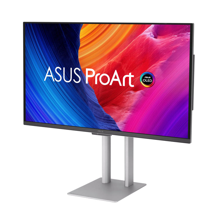 ASUS ProArt OLED PA27UCDMR, 67.3 cm (26.5"), 3840 x 2160 pixels, 4K Ultra HD, LED, 0.1 ms, Silver