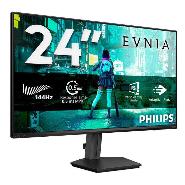 Philips Evnia 3000 24M2N3200NF/00, 60.5 cm (23.8"), 1920 x 1080 pixels, Full HD, LCD, 4 ms, Black