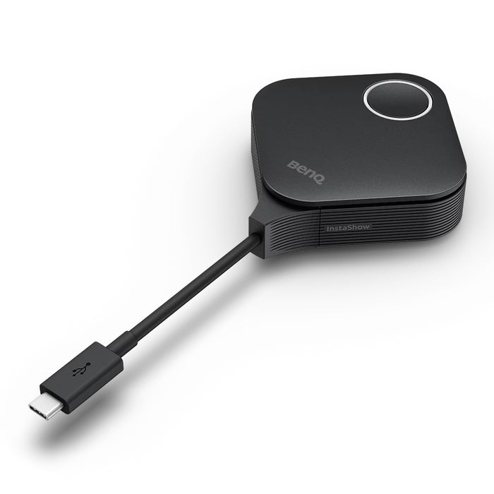 BenQ InstaShow VS25, Desktop, Black, External, 2 dBi, 802.11a, 802.11b, 802.11g, Wi-Fi 4 (802.11n), Wi-Fi 5 (802.11ac), Wi-Fi 6 (802.11ax), 2400 Mbit/s