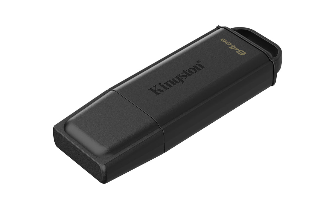 Kingston Technology DataTraveler 64GB Portable USB 3.2 Gen 1 Exodia Black, 64 GB, USB Type-A, 3.2 Gen 1 (3.1 Gen 1), Cap, 8.96 g, Black
