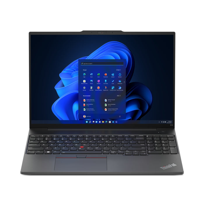 Lenovo ThinkPad E16 Gen 1 (Intel), Intel® Core™ i5, 40.6 cm (16"), 1920 x 1200 pixels, 8 GB, 256 GB, Windows 11 Pro