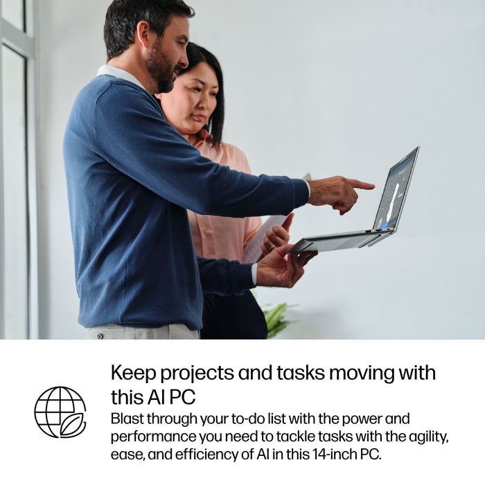 HP EliteBook 6 G1i AI, Intel Core Ultra 7, 35.6 cm (14"), 1920 x 1200 pixels, 16 GB, 512 GB, Windows 11 Pro