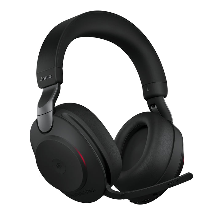 Jabra Evolve2 85 - Link380a MS Stereo Stand, Black, Wireless, Office/Call center, 20 - 20 Hz, 286 g, Headset, Black