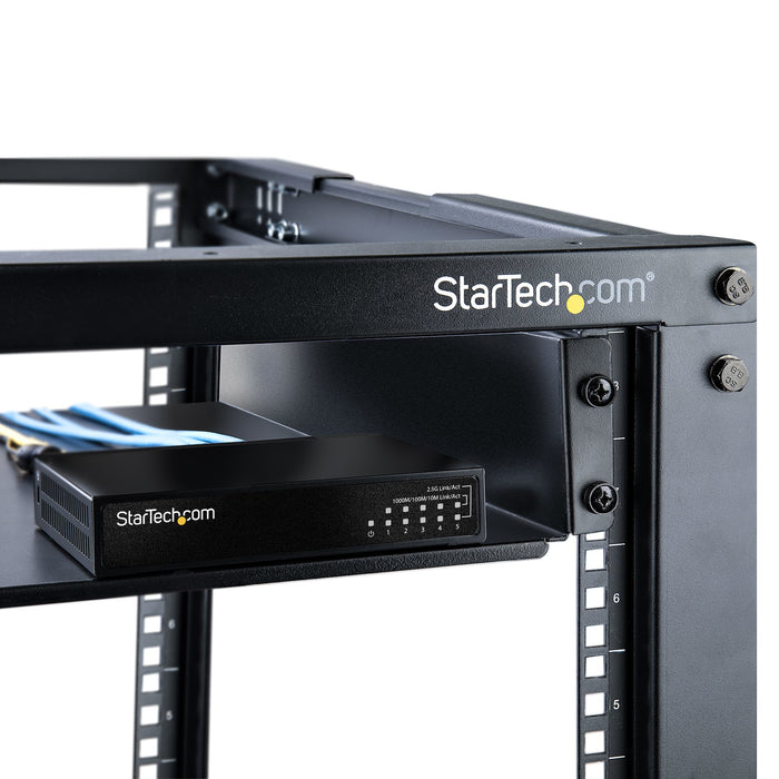 StarTech.com Unmanaged 2.5G Switch - 5 Port Gigabit Switch - 2.5GBASE-T Unmanaged Ethernet Switch - Ethernet Splitter - Din Rail or Wall Mount - Multi-Gigabit - Auto-MDIX - 9K Jumbo, Unmanaged, 2.5G Ethernet (100/1000/2500), Full duplex, Wall mountable