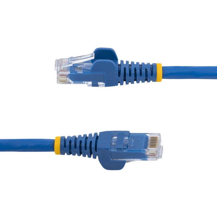 StarTech.com 5m CAT6 Ethernet Cable - LSZH (Low Smoke Zero Halogen) - 10 Gigabit 250Mhz 100W PoE RJ45 10GbE UTP Network Patch Cord Snagless with Strain Relief - Blue, CAT 6, ETL Verified, 24AWG, 5 m, Cat6, U/UTP (UTP), RJ-45, RJ-45, Blue