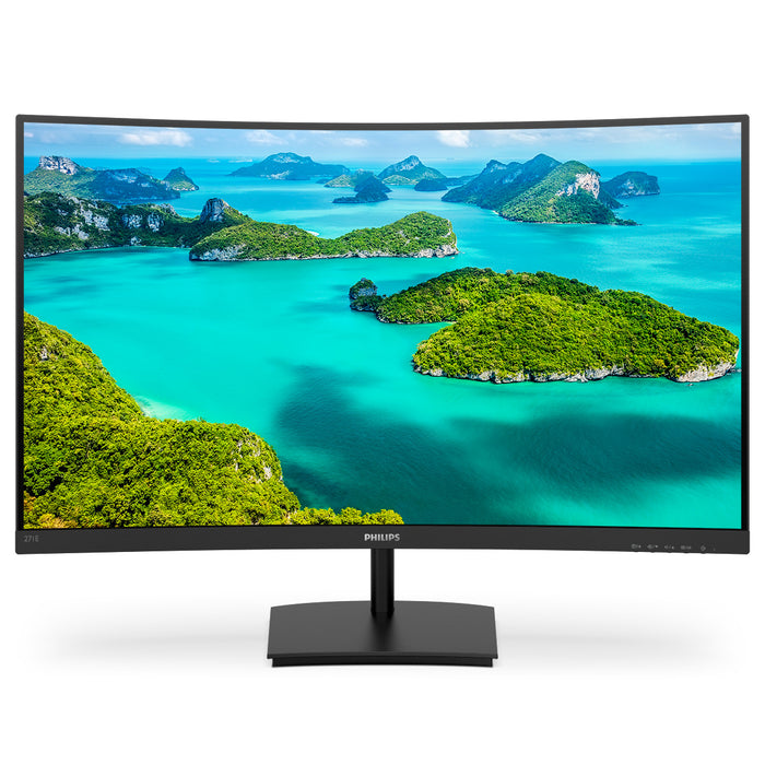 Philips E Line 271E1SCA/00, 68.6 cm (27"), 1920 x 1080 pixels, Full HD, LCD, 4 ms, Black