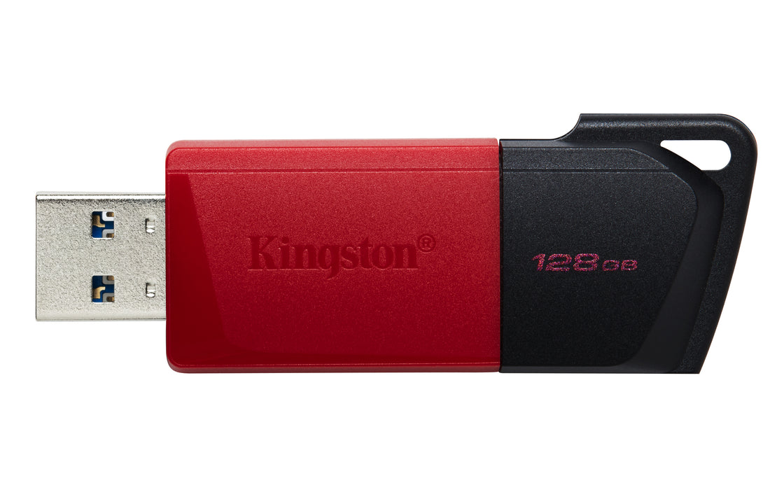Kingston Technology DataTraveler 128GB USB3.2 Gen1 Exodia M (Black + Red), 128 GB, USB Type-A, 3.2 Gen 1 (3.1 Gen 1), Slide, 10 g, Black, Red