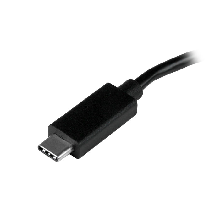 StarTech.com 4-Port USB-C Hub - USB-C to 1x USB-C and 3x USB-A - USB 3.0 Hub - 5Gbps - TAA, USB 3.2 Gen 1 (3.1 Gen 1) Type-C, USB 3.2 Gen 1 (3.1 Gen 1) Type-A, 5000 Mbit/s, Black, Plastic, CE, FCC, RoHS