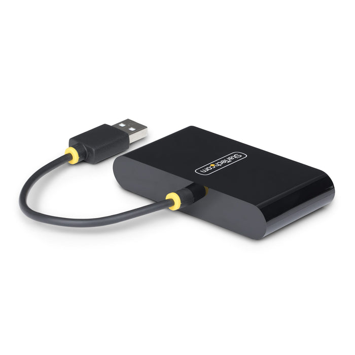 StarTech 4-Port USB 2.0 Hub, USB Bus Powered, Small Travel Mini USB Hub, Multi-Port USB 2.0 Splitter, Portable USB Hub