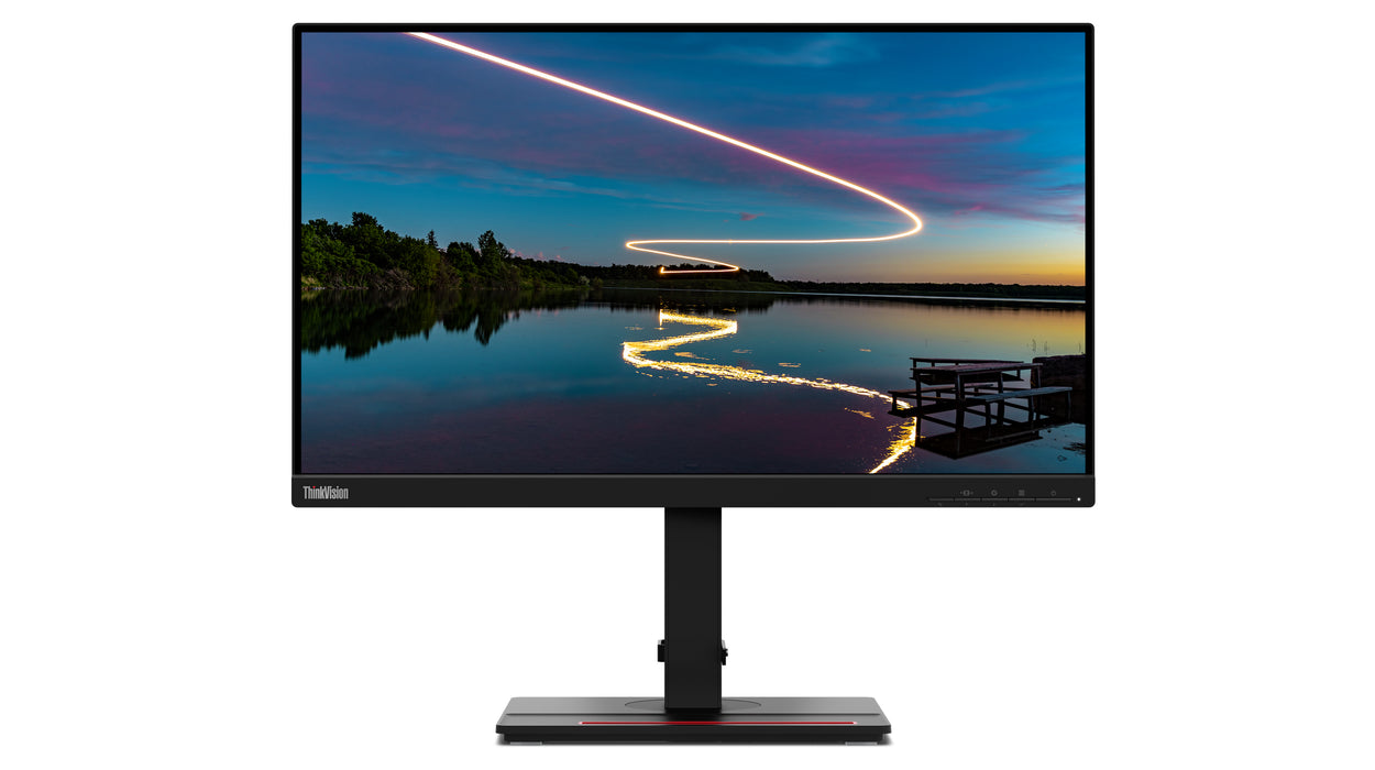 Lenovo ThinkVision T24m-20, 60.5 cm (23.8"), 1920 x 1080 pixels, Full HD, LED, 6 ms, Black