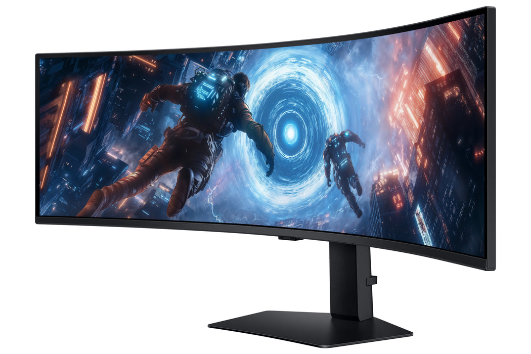 Samsung 49" Odyssey G91F 144Hz Gaming Monitor, 124.5 cm (49"), 5120 x 1440 pixels, Dual QHD, LCD, 1 ms, Black