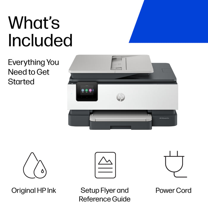HP OfficeJet Pro 8132e Wireless All-in-One Color Printer, Instant Ink; Two-sided printing, Thermal inkjet, Colour printing, 4800 x 1200 DPI, A4, Direct printing, Grey