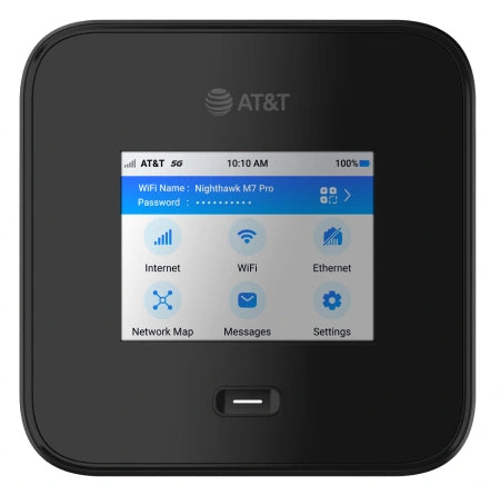 NETGEAR Nighthaw M7 Pro, Cellular network router, Black, Portable, LCD, 7.11 cm (2.8"), Gigabit Ethernet