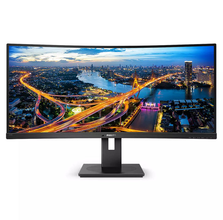 Philips B Line 345B1C/00, 86.4 cm (34"), 3440 x 1440 pixels, Quad HD, LCD, 4 ms, Black