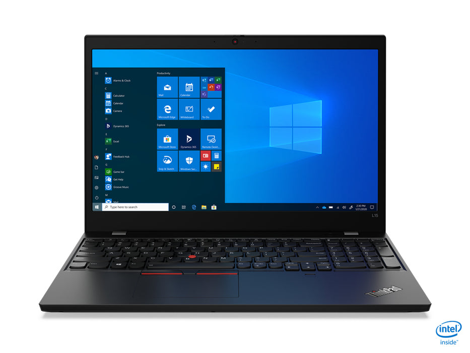 Lenovo ThinkPad L15 Gen 1 (Intel), Intel® Core™ i5, 1.6 GHz, 39.6 cm (15.6"), 1920 x 1080 pixels, 8 GB, 256 GB