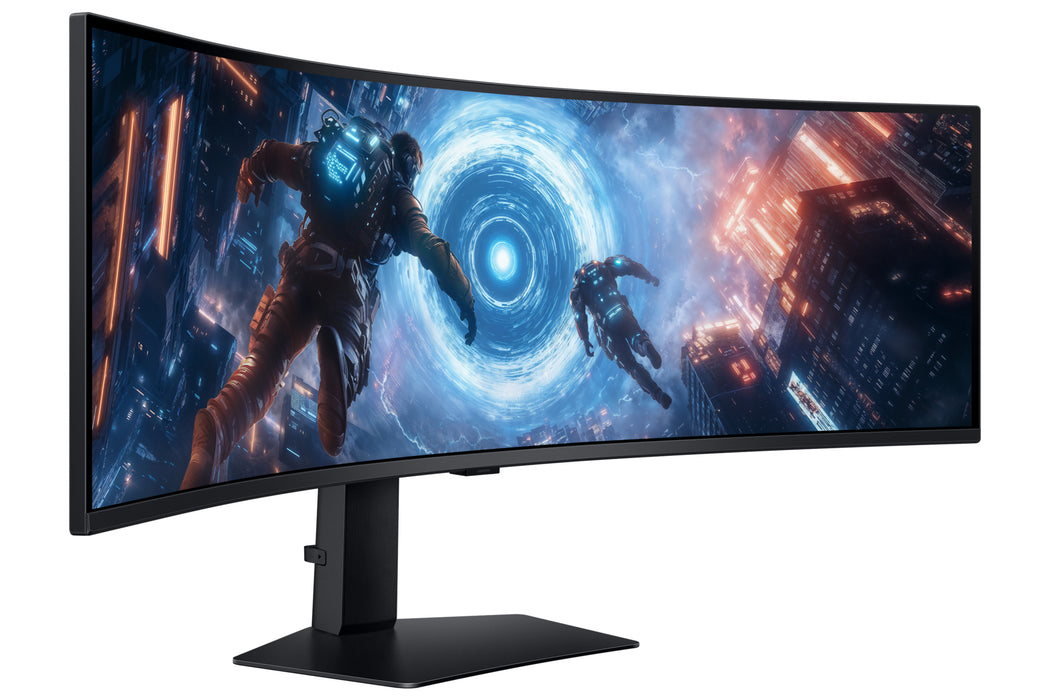 Samsung 49" Odyssey G91F 144Hz Gaming Monitor, 124.5 cm (49"), 5120 x 1440 pixels, Dual QHD, LCD, 1 ms, Black