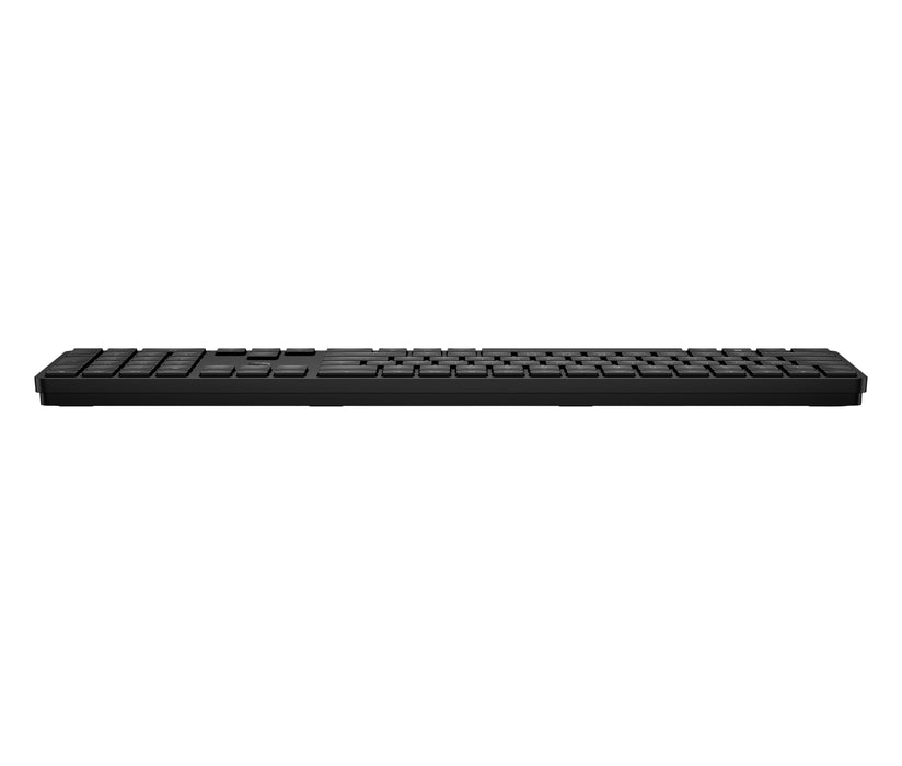 HP 455 Programmable Wireless Keyboard, Full-size (100%), Wireless, PS/2, Membrane, Black
