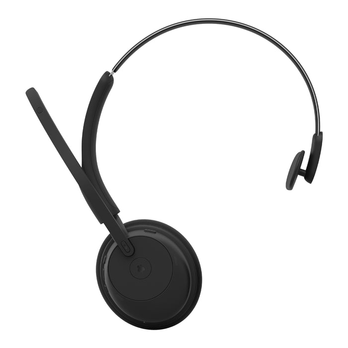 Jabra Evolve3 45 MS - USB-C with Dongle - Mono, Wireless, Office/Call center, 20 - 20000 Hz, 102 g, Headset, Black