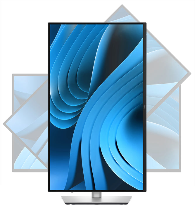 DELL Pro Plus P2725QE, 68.6 cm (27"), 3840 x 2160 pixels, 4K Ultra HD, LCD, 8 ms, Black, Silver