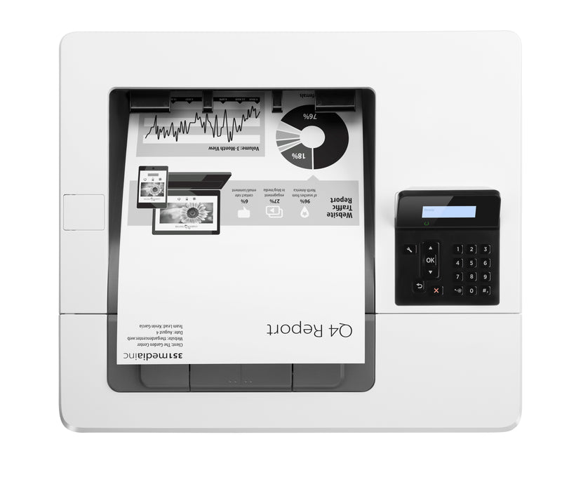 HP LaserJet Pro M501dn Black and white Printer, Ethernet Only; Duplex, Laser, 600 x 600 DPI, A4, 43 ppm, Duplex printing, Network ready