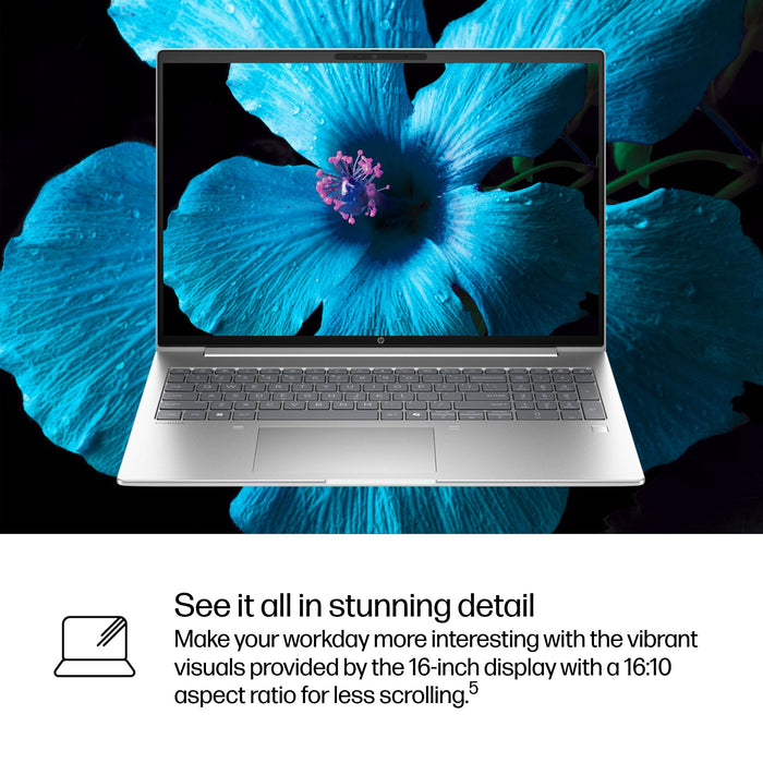 HP ProBook 4 G1iR, Intel Core 5, 40.6 cm (16"), 1920 x 1200 pixels, 24 GB, 256 GB, Windows 11 Pro