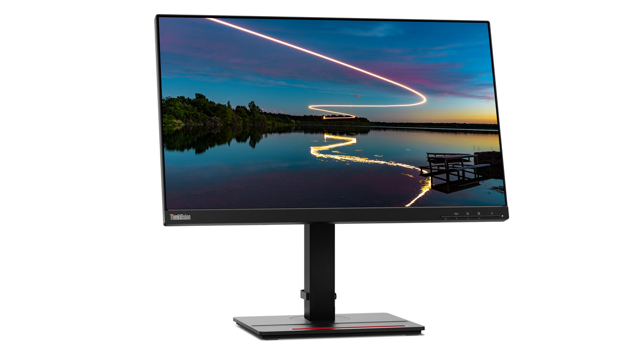 Lenovo ThinkVision T24m-20, 60.5 cm (23.8"), 1920 x 1080 pixels, Full HD, LED, 6 ms, Black