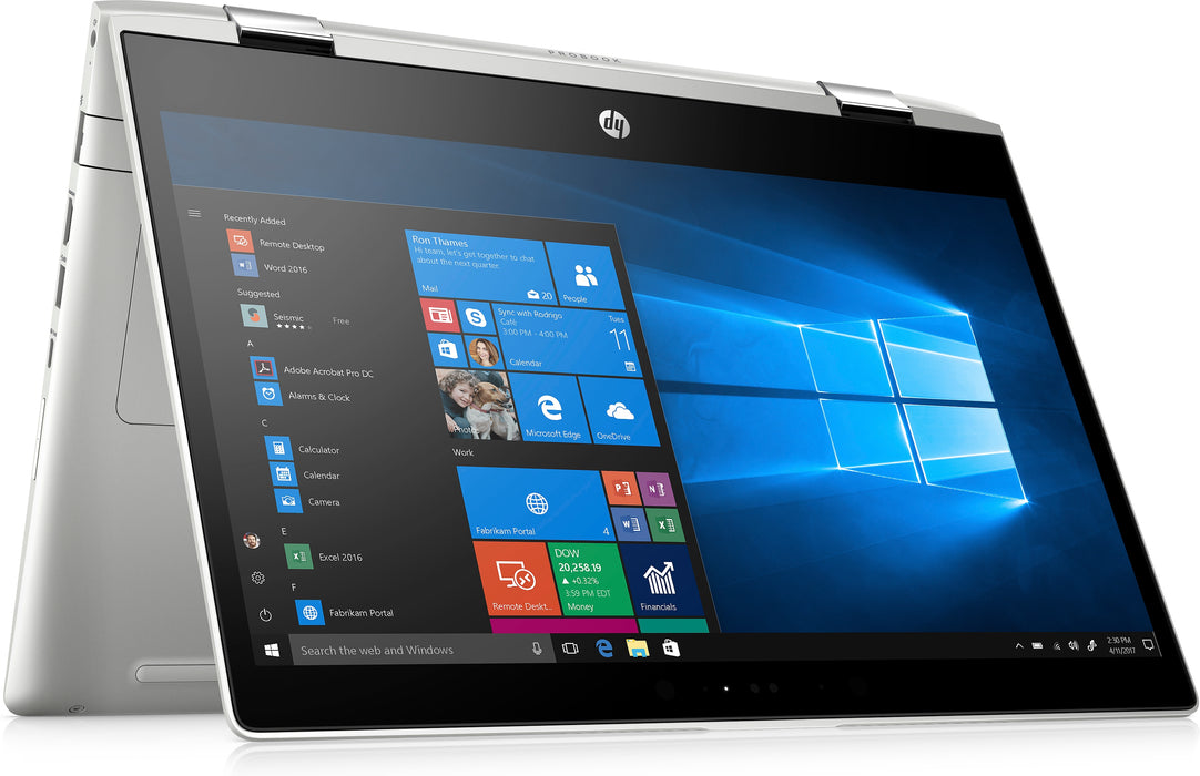 HP ProBook x360 440 G1, Intel® Core™ i3, 2.2 GHz, 35.6 cm (14"), 1920 x 1080 pixels, 4 GB, 512 GB