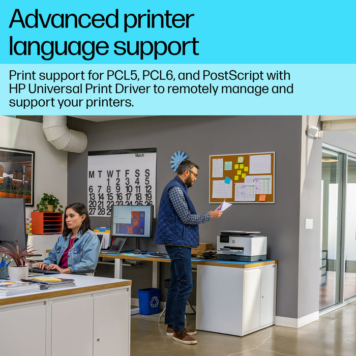 HP OfficeJet Pro 9130b Wireless All-in-One Color Printer, Two-sided printing; Copier, Scanner, Thermal inkjet, Colour printing, 4800 x 1200 DPI, A4, Direct printing, Grey