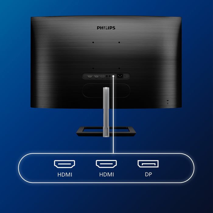 Philips E Line 328E1CA/00, 80 cm (31.5"), 3840 x 2160 pixels, 4K Ultra HD, LCD, 4 ms, Black