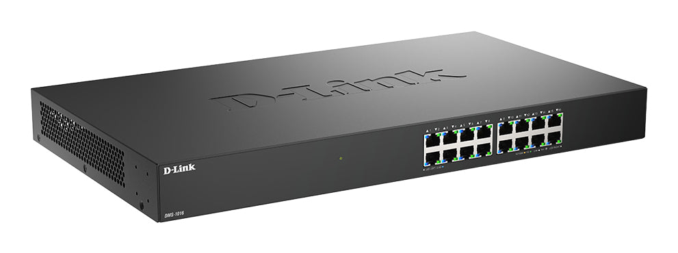 D-Link 16-Port 2.5G Multi-Gigabit Unmanaged Switch, Unmanaged, 2.5G Ethernet (100/1000/2500)