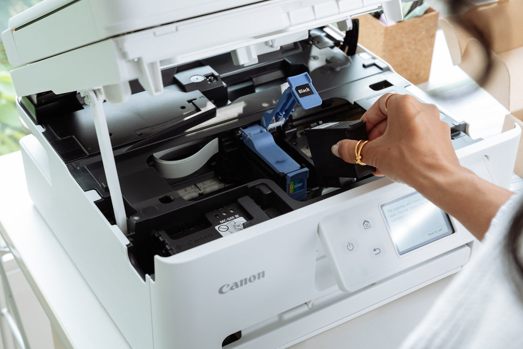 Canon PIXMA TS7750i, Inkjet, Colour printing, 1200 x 1200 DPI, Colour copying, A4, White