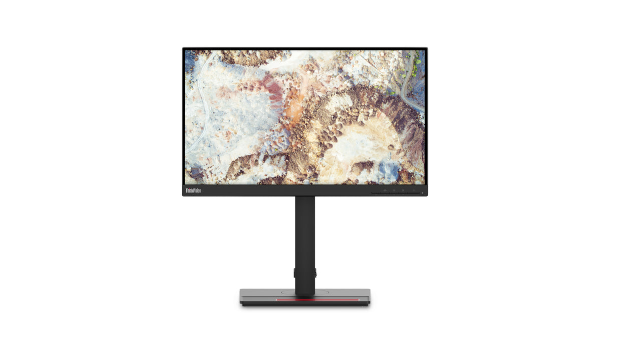 Lenovo ThinkVision T22i-20, 54.6 cm (21.5"), 1920 x 1080 pixels, Full HD, LED, 6 ms, Black