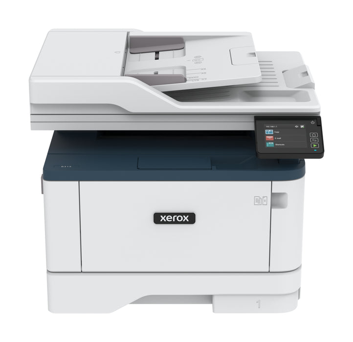 Xerox B315 A4 40ppm Wireless Duplex Copy/Print/Scan/Fax PS3 PCL5e/6 2 Trays 350 Sheets UK, Laser, Mono printing, 2400 x 2400 DPI, A4, Direct printing, Blue, White