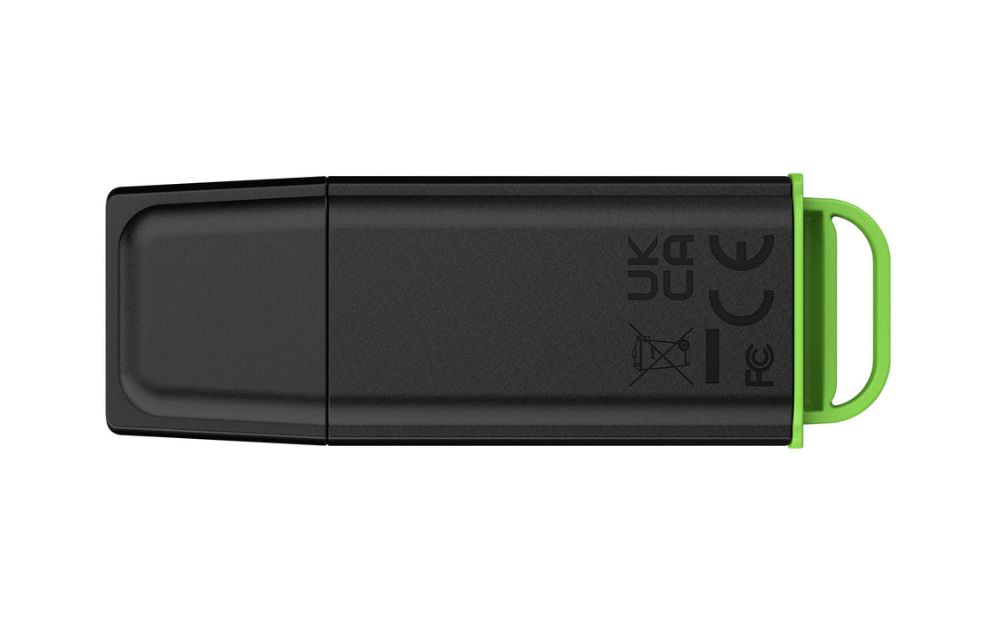 Kingston Technology DataTraveler 256GB Portable USB 3.2 Gen 1 Exodia Black/Green, 256 GB, USB Type-A, 3.2 Gen 1 (3.1 Gen 1), Cap, 9.36 g, Black, Green