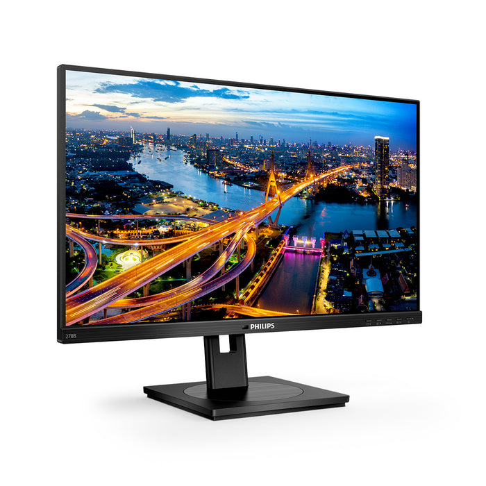 Philips B Line 278B1/00, 68.6 cm (27"), 3840 x 2160 pixels, 4K Ultra HD, LED, 4 ms, Black