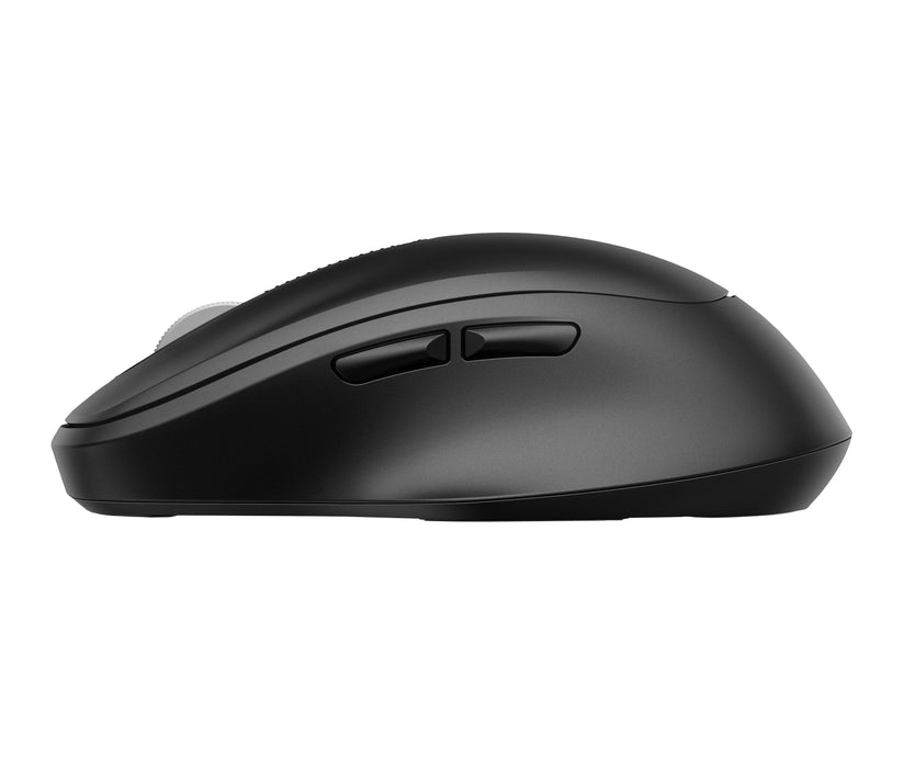 HP 725 Multi-Device Rechargeable Wireless Keyboard and Mouse Combo, Black, Mouse included