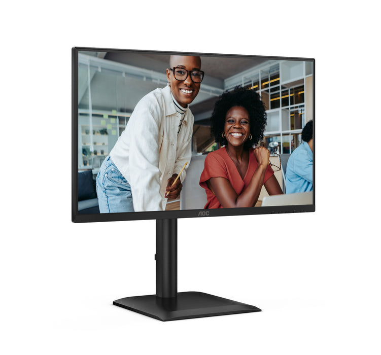 AOC E4 24E4CV, 60.5 cm (23.8"), 1920 x 1080 pixels, Full HD, LED, 4 ms, Black