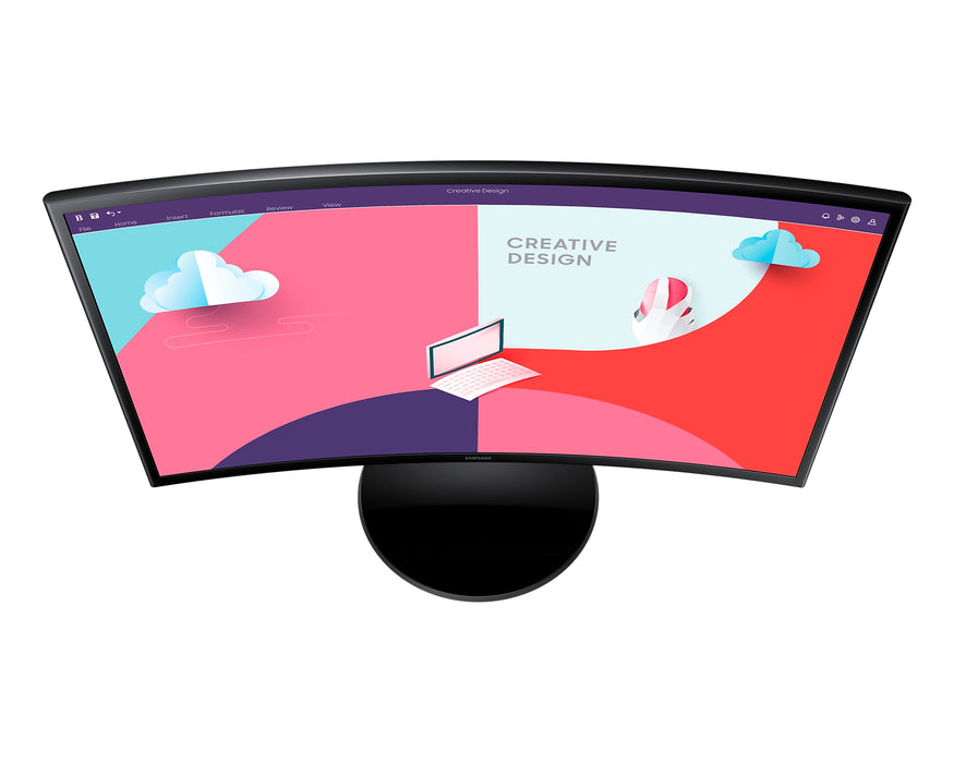 Samsung 24 INCH FULL HD CURVED MONITOR, 61 cm (24"), 1920 x 1080 pixels, Full HD, LCD, 4 ms, Black