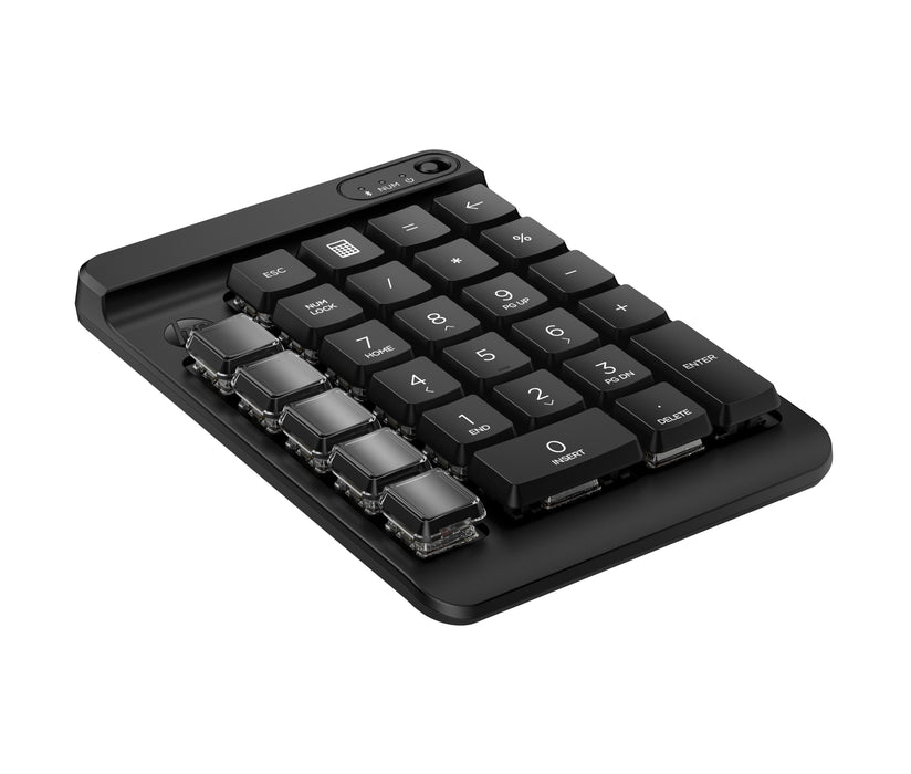 HP 430 Programmable Wireless Keypad, Wireless, Bluetooth, Black