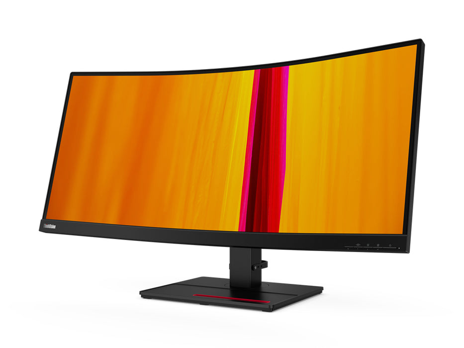 Lenovo ThinkVision T34w-20, 86.4 cm (34"), 3440 x 1440 pixels, UltraWide Quad HD, LED, 6 ms, Black