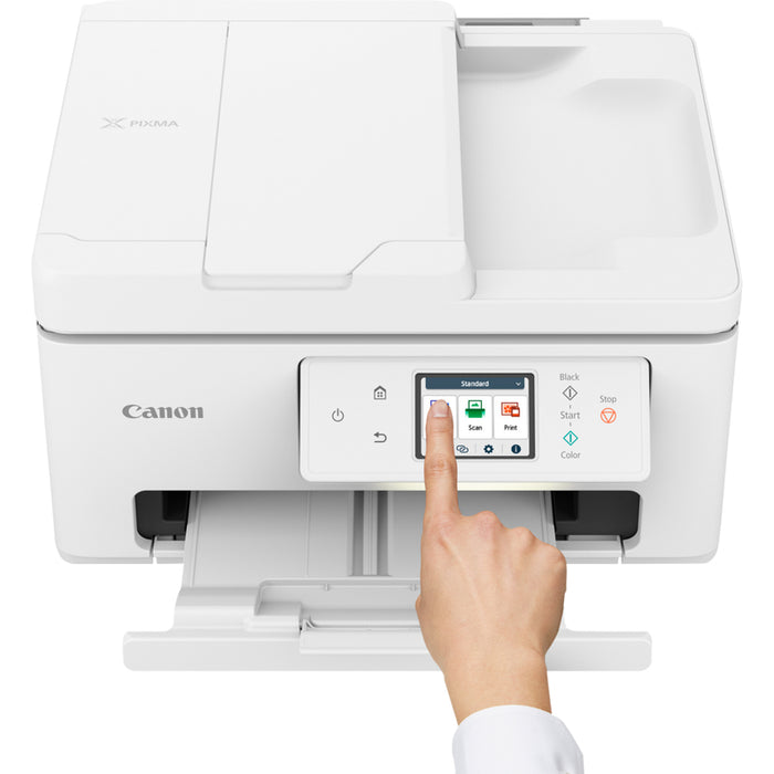 Canon PIXMA TS7750i, Inkjet, Colour printing, 1200 x 1200 DPI, Colour copying, A4, White