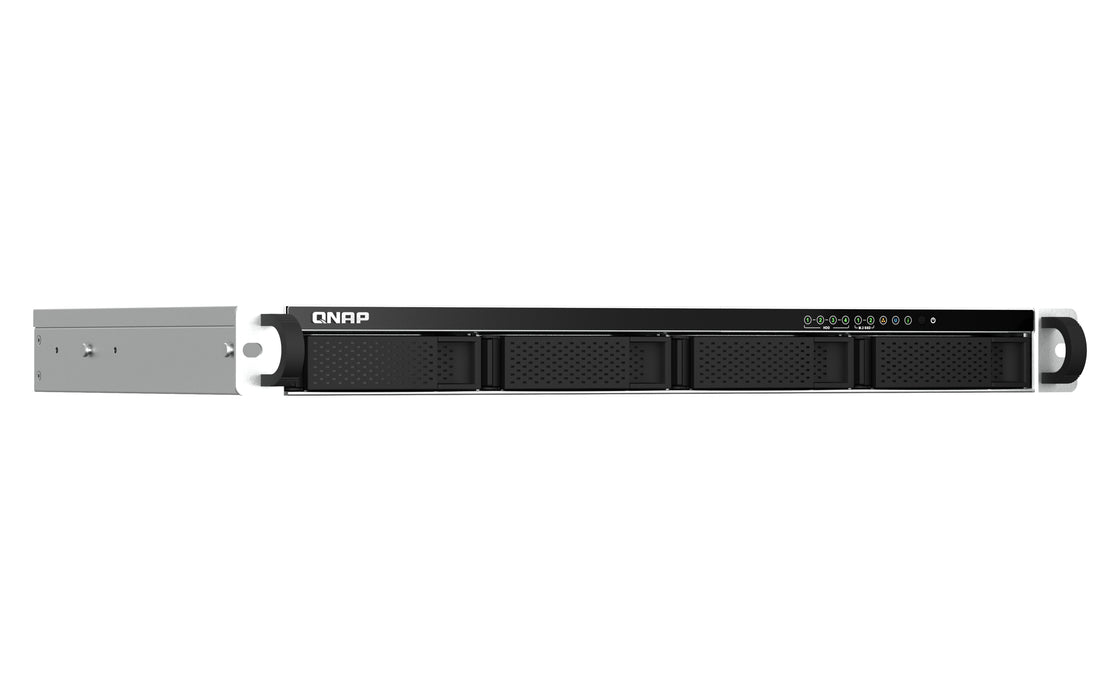 QNAP TS-464eU, NAS, Rack (1U), Intel® Celeron®, N5095, 8 GB, DDR4