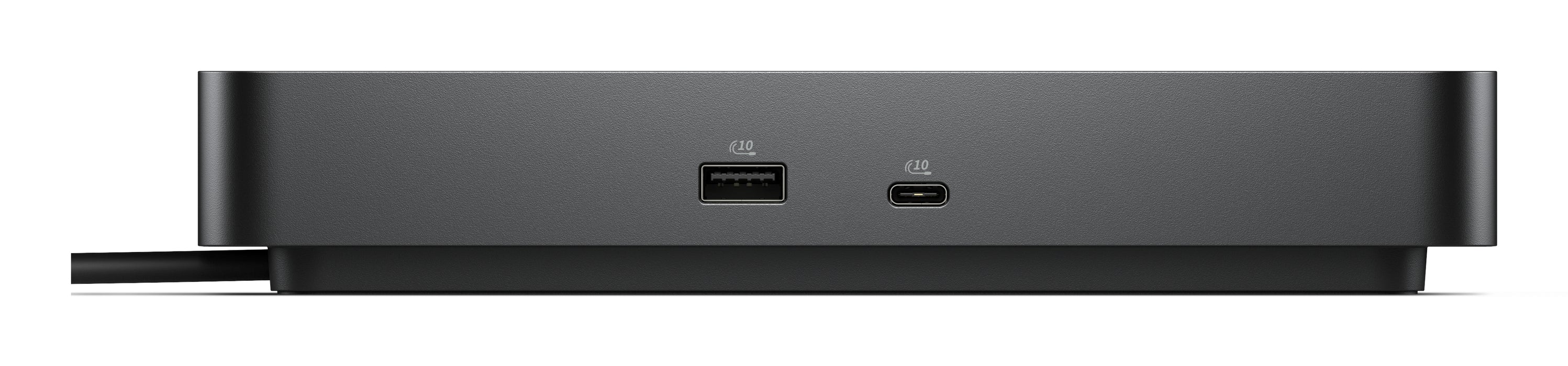 DELL WD25TB5, Wired, Thunderbolt 5, 2500 Mbit/s, Black, 1.25 Gbit/s, 6144 x 3456 pixels