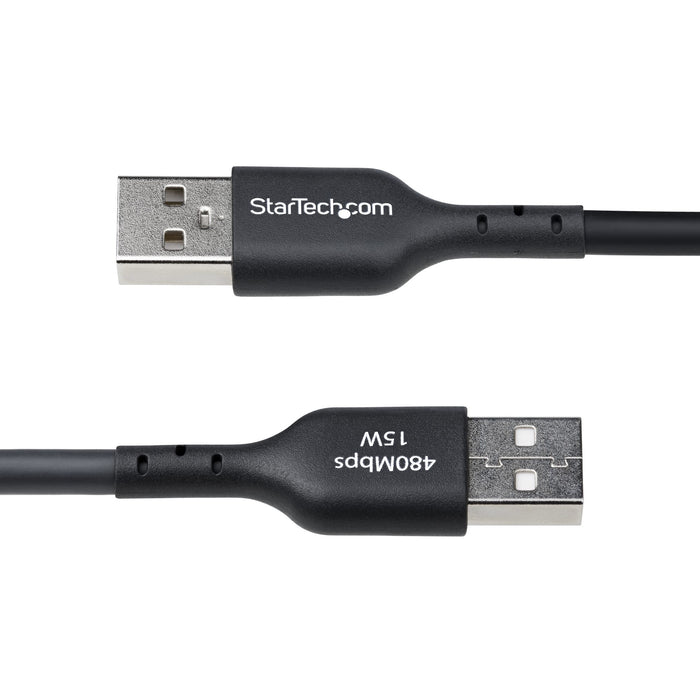 StarTech.com 4m (13ft) USB-A to USB-C Charging Cable, Charge & Sync, 3A, USB 2.0, TPE Jacket - Black USB Charging Cord, 4 m, USB A, USB C, USB 2.0, 0.48 Gbit/s, Black