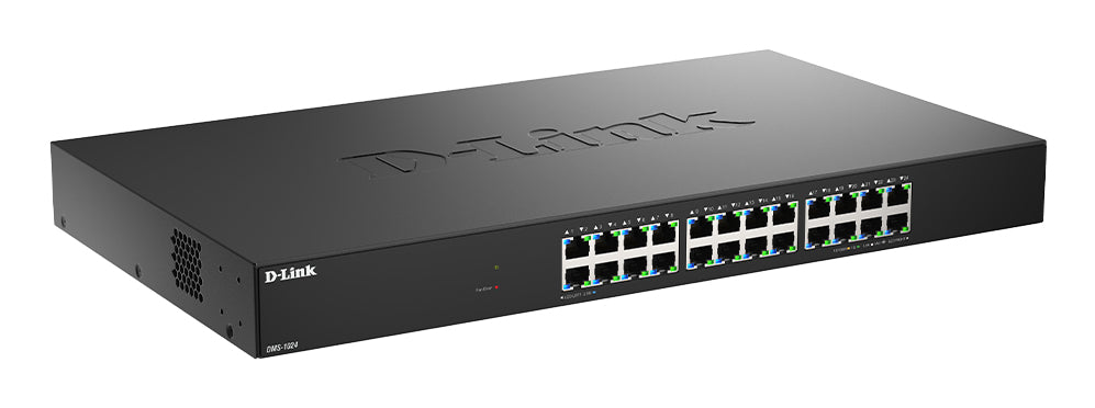 D-Link 24-Port 2.5G Multi-Gigabit Unmanaged Switch, Unmanaged, 2.5G Ethernet (100/1000/2500)