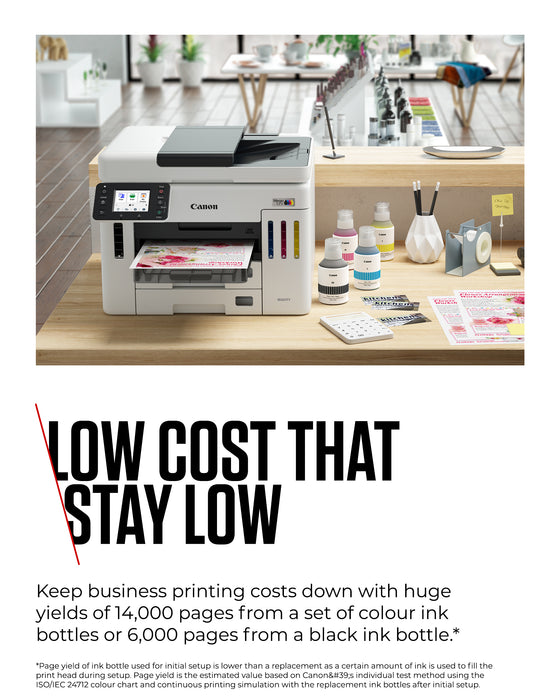 Canon MAXIFY GX7150, Inkjet, Colour printing, 600 x 1200 DPI, A4, Direct printing, Black, White