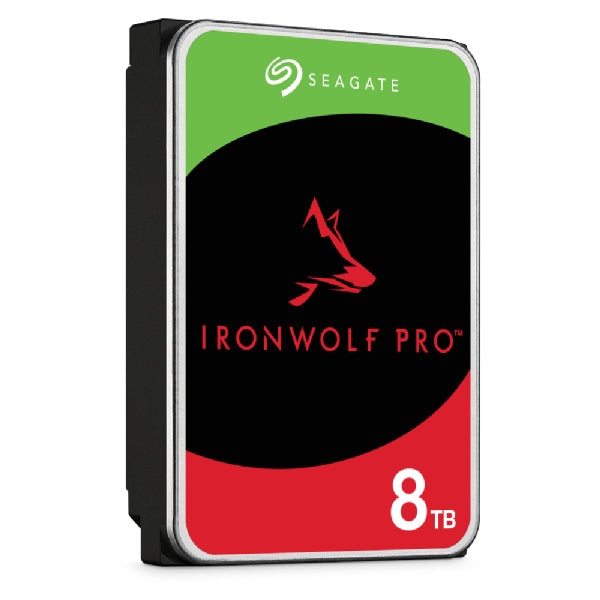 Seagate IronWolf Pro ST8000NT001, 8 TB, 7200 RPM, 256 MB, 3.5", Serial ATA III