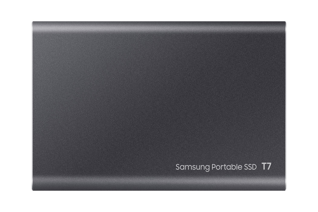Samsung Portable SSD T7, 2 TB, USB Type-C, 3.2 Gen 2 (3.1 Gen 2), 1050 MB/s, Password protection, Grey